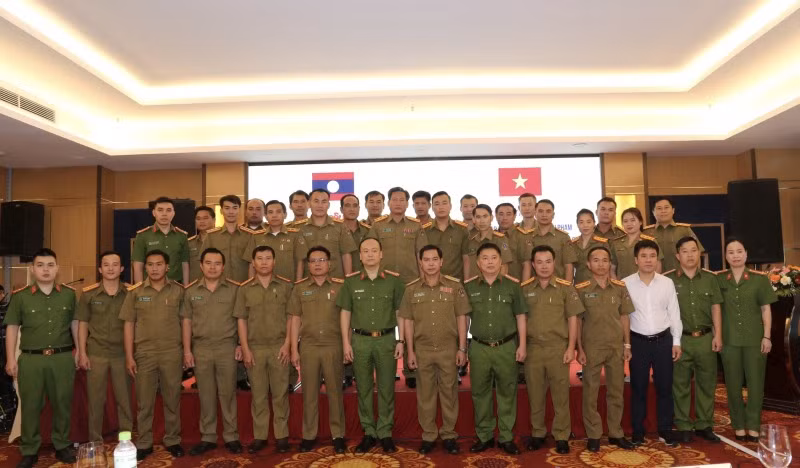 Ministry of Public Security opens refresher course on crime investigation for Lao police -0