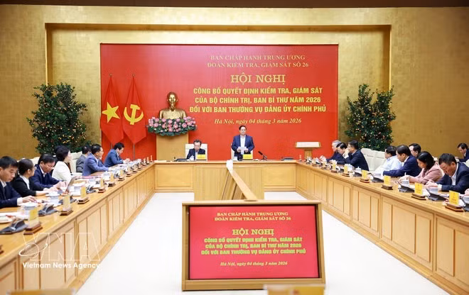 Politburo, Secretariat announce 2026 supervision decision for Government Party Committee -0