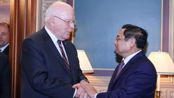 Party chief receives US Secretary of State ảnh 2