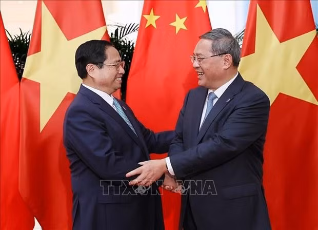 Vietnamese, Chinese PMs hold talks -0