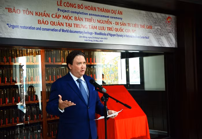 US supports Vietnam in preserving 500 deteriorated Nguyen Dynasty woodblock plates -0