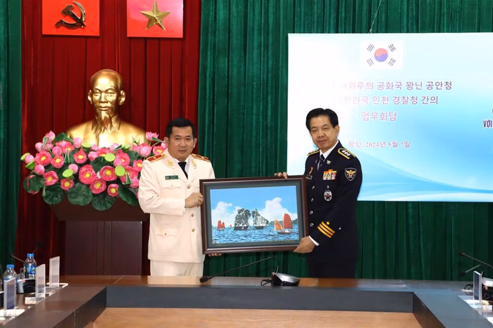Quang Ninh police seek to cooperate with Korean partner -0