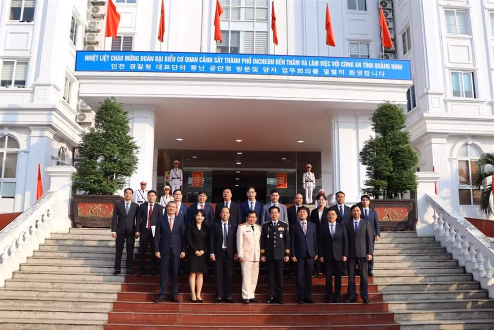 Quang Ninh police seek to cooperate with Korean partner -1