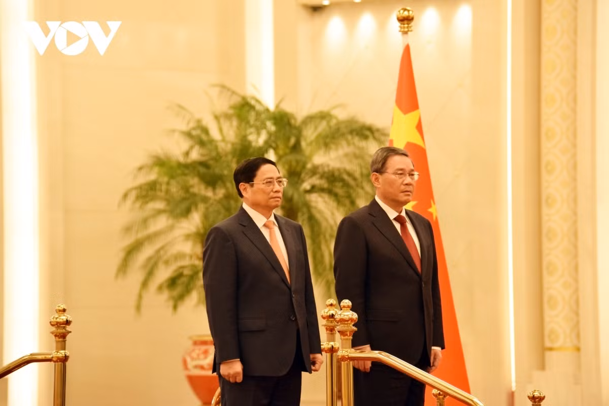 Welcome ceremony held for Vietnamese PM in China -0