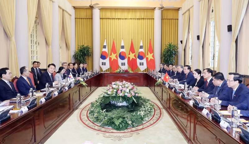 Vietnamese, RoK Presidents hold talks -0
