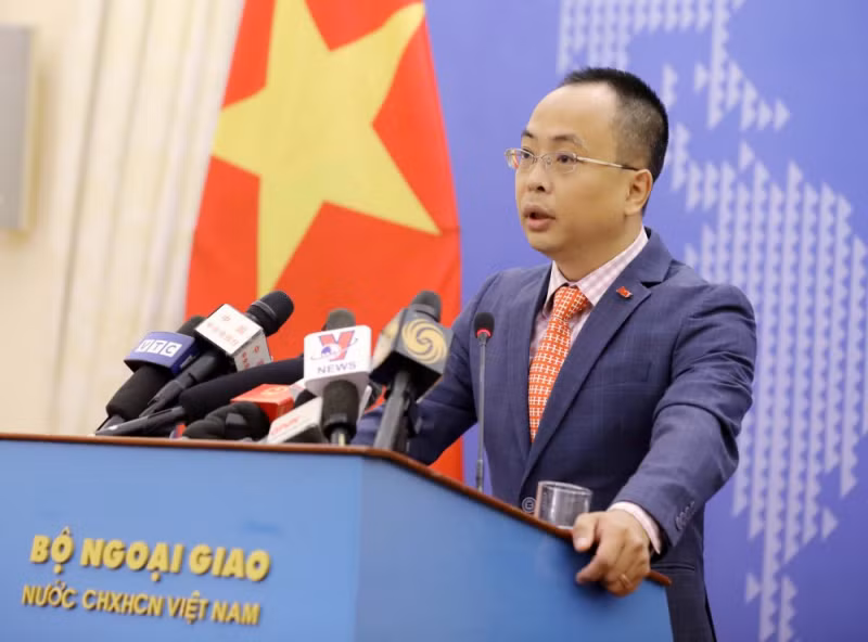 Vice spokesperson of the Vietnamese Foreign Ministry Doan Khac Viet. Photo: Bao Chi.