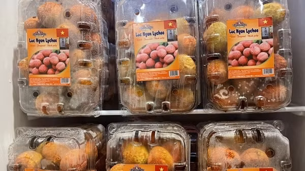 Vietnamese lychees sold at Thai supermarket ảnh 3