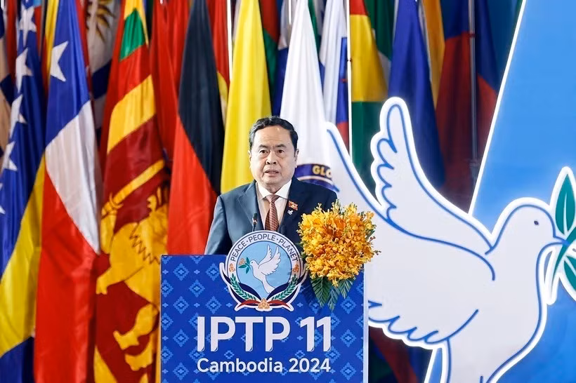 NA Chairman addresses 11th Plenary Session of Int’l Parliament for Tolerance and Peace -0