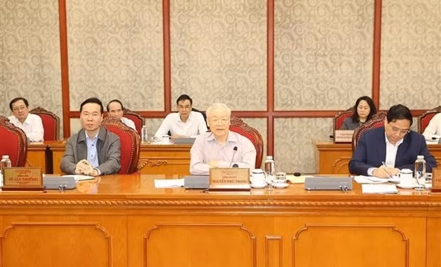 Party chief chairs meeting of Politburo, Secretariat -0