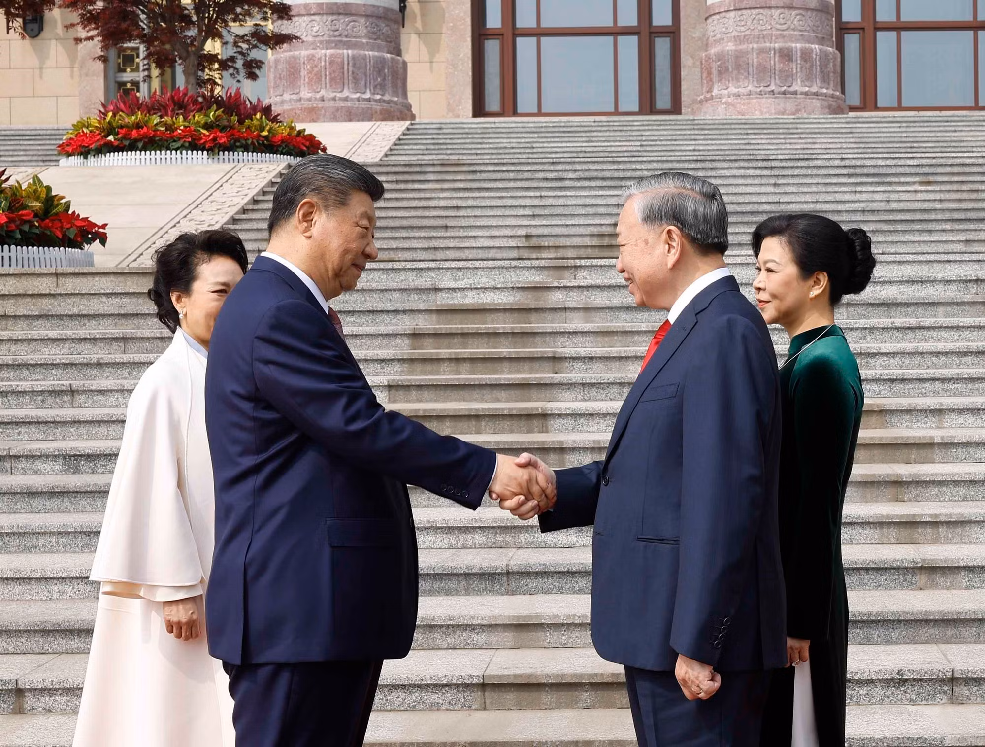 Chinese top leader hosts official welcome ceremony for Party General Secretary, State President of Vietnam -0