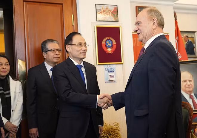 Party chief’s special envoy meets leaders of Russian parties in Moscow -1