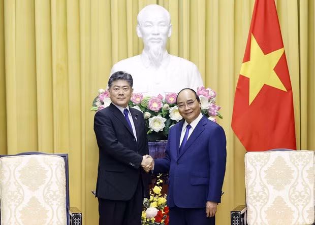 President receives Japanese Minister of Justice -0