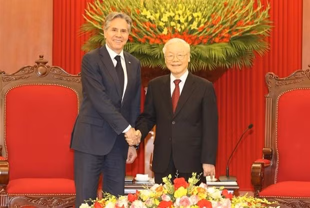Party chief receives US Secretary of State -0
