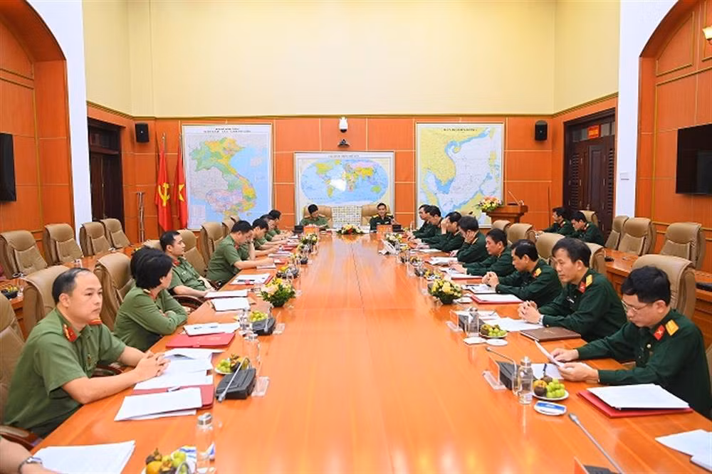 Ministry of National Defense and Ministry of Public Security review results of implementation of Decree No. 03 -0