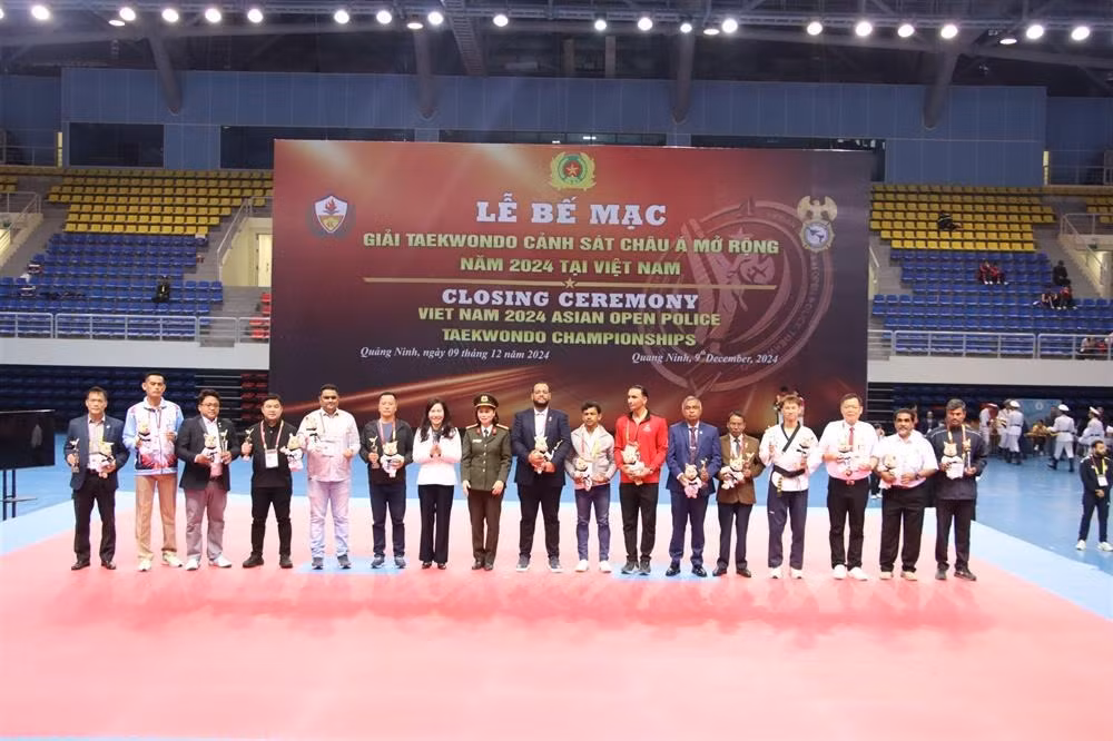 2024 Asian Open Police Taekwondo Championships successfully closes -0
