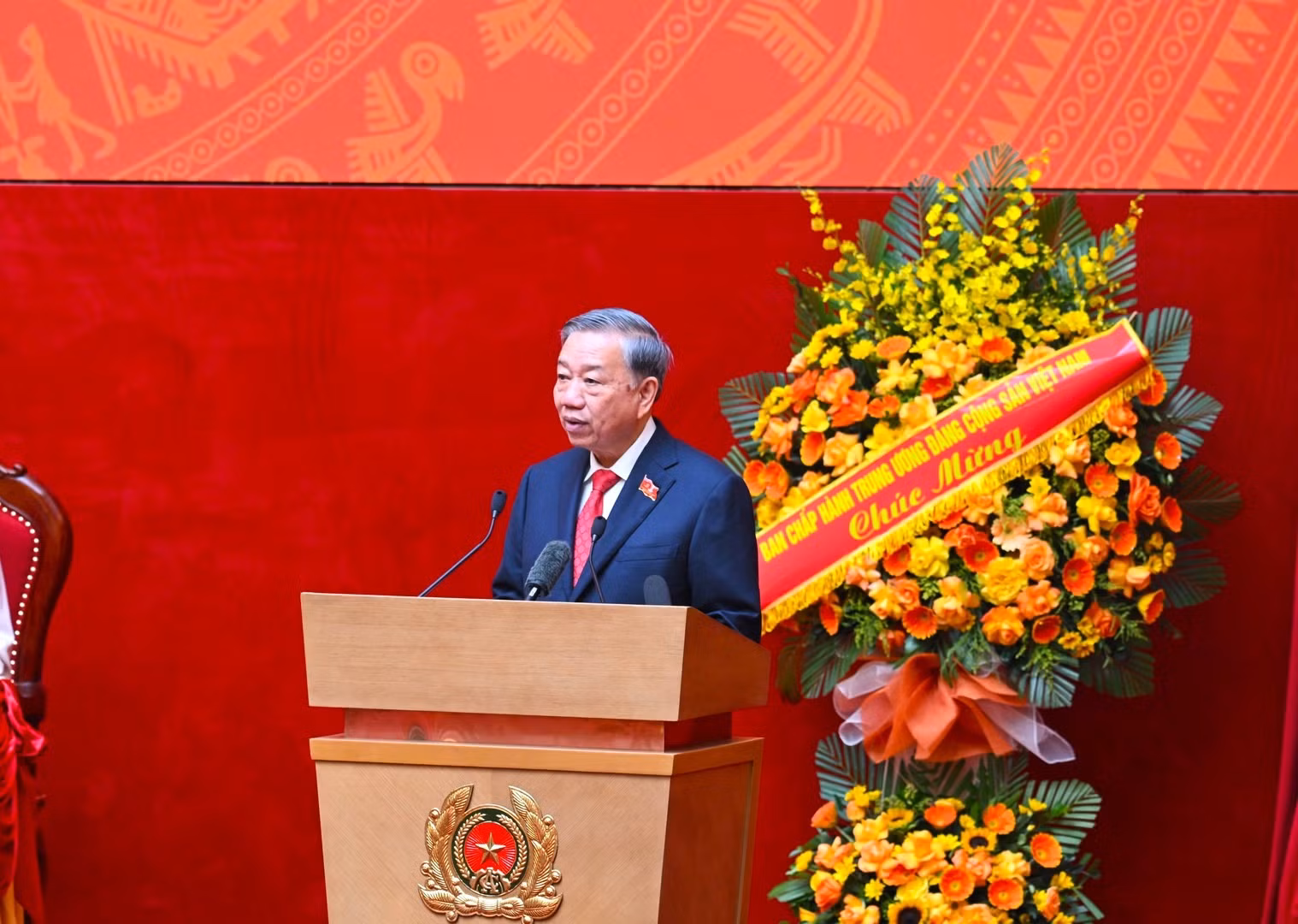 8th Congress of Public Security Central Party Organization officially opens in Hanoi -0