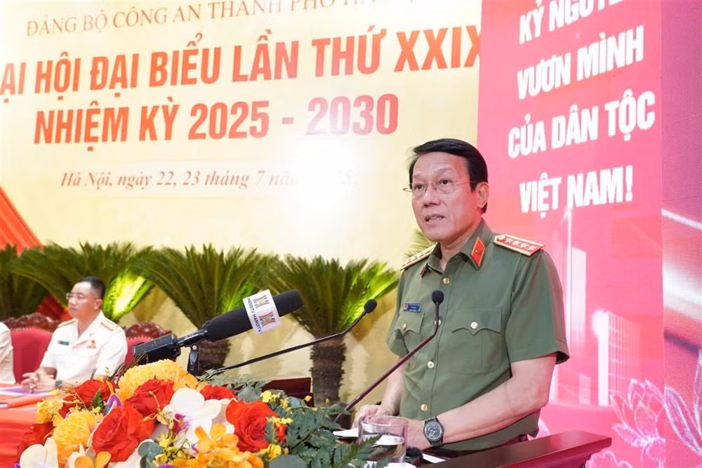 Hanoi City Police Party Committee successfully holds 29th Congress -0