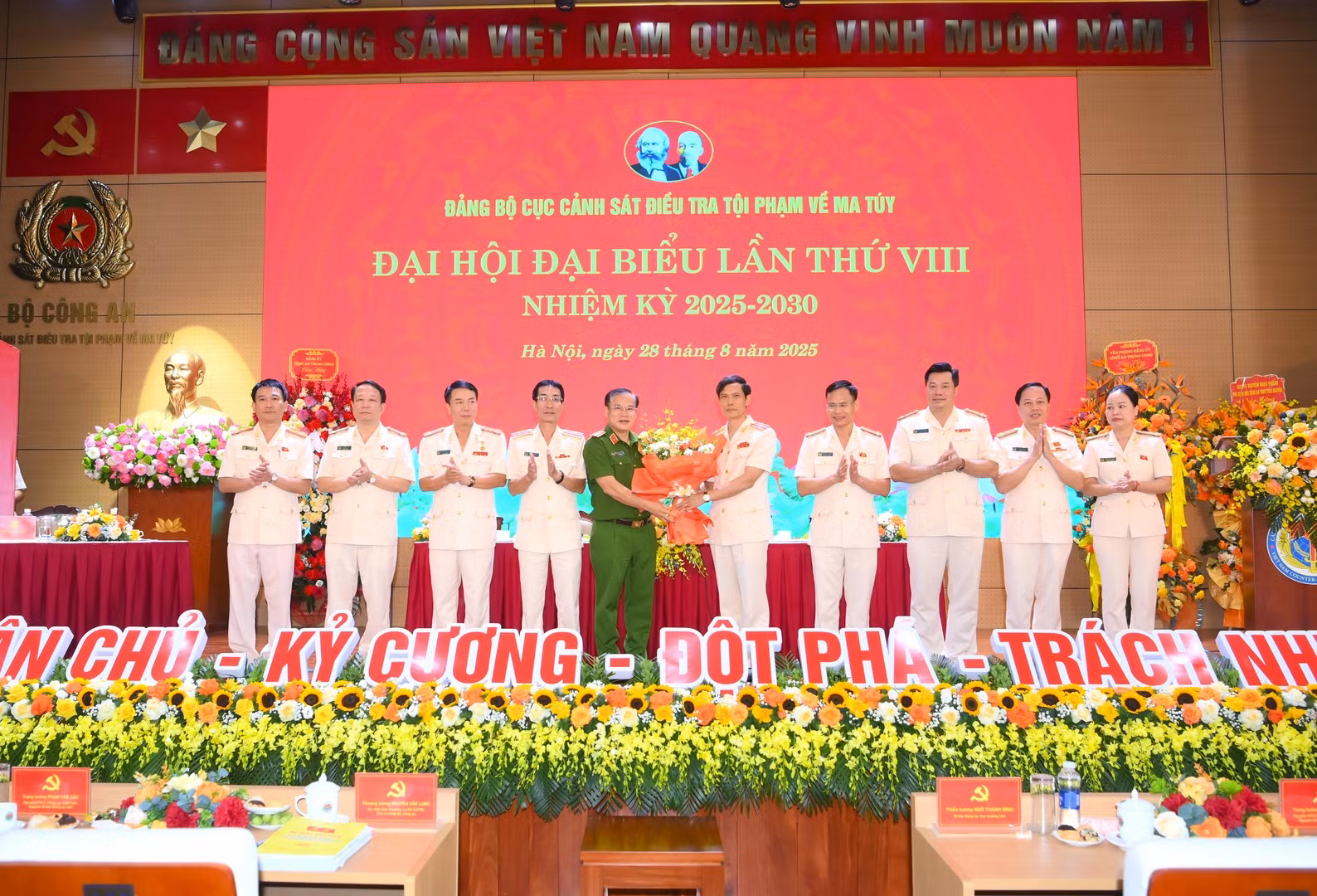 Party Congress of the Counter-Narcotics Police Department for 2025–2030 term officially takes place -0