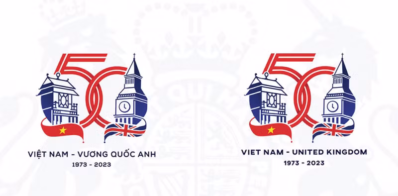 Logo to celebrate 50th anniversary of UK-Vietnam diplomatic ties unveiled -0