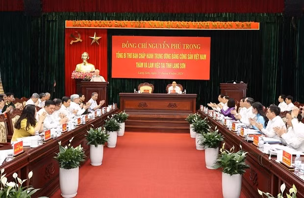Party leader requests stronger improvements in Lang Son’s development -0