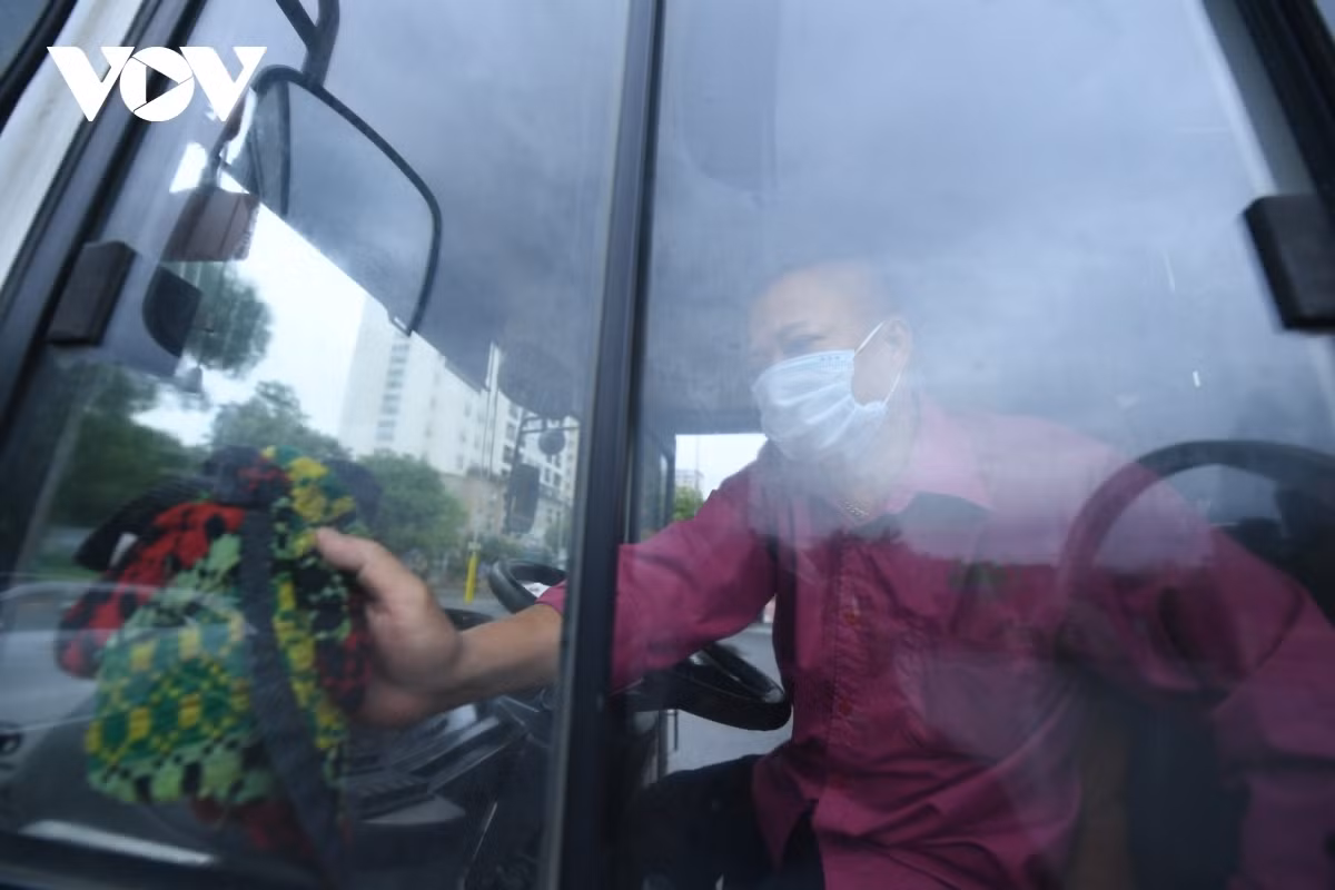 The driver is required to keep the bus clean in a bid to prevent the possible spread of the SARS-CoV-2 virus.