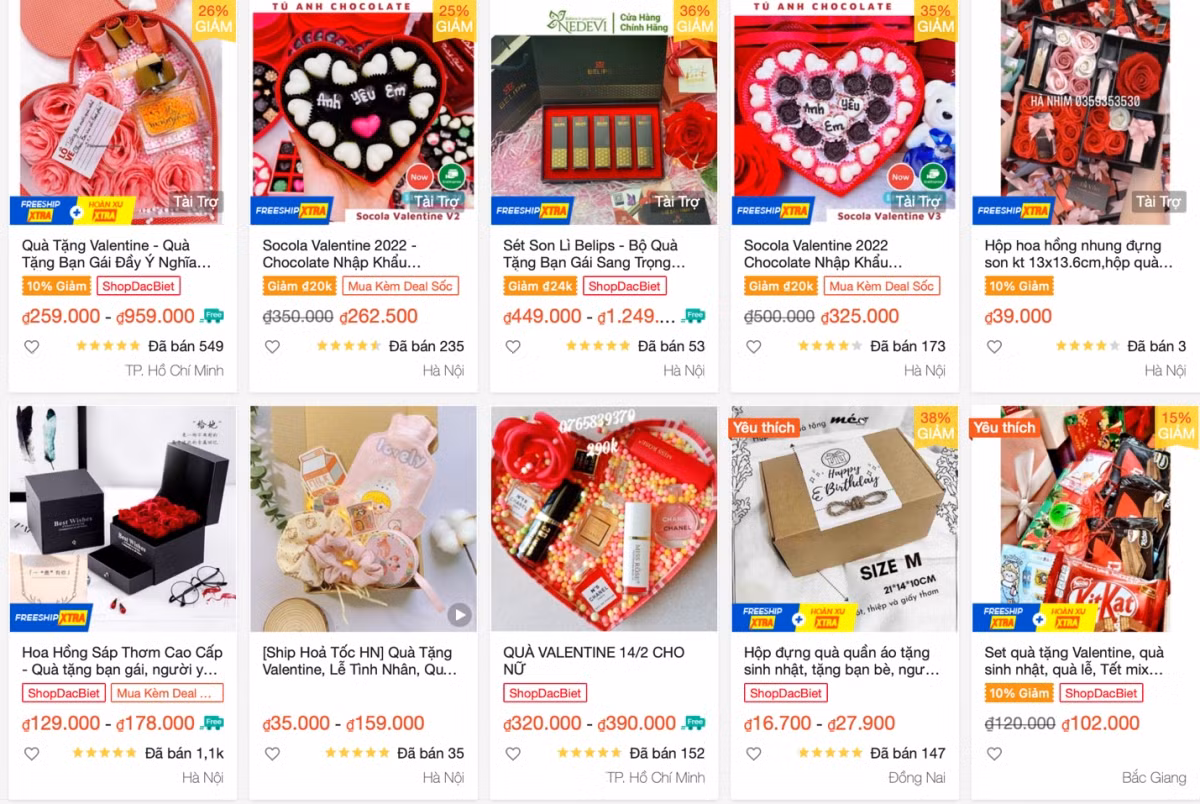 Online shopping platforms including Shopee, Tiki, and Lazada have received a bulk of orders as they offer many promotional programmes, vouchers, and free shipping fees.