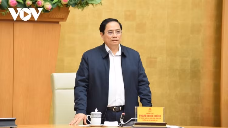 &nbsp;Prime Minister Pham Minh Chinh chairs the meeting