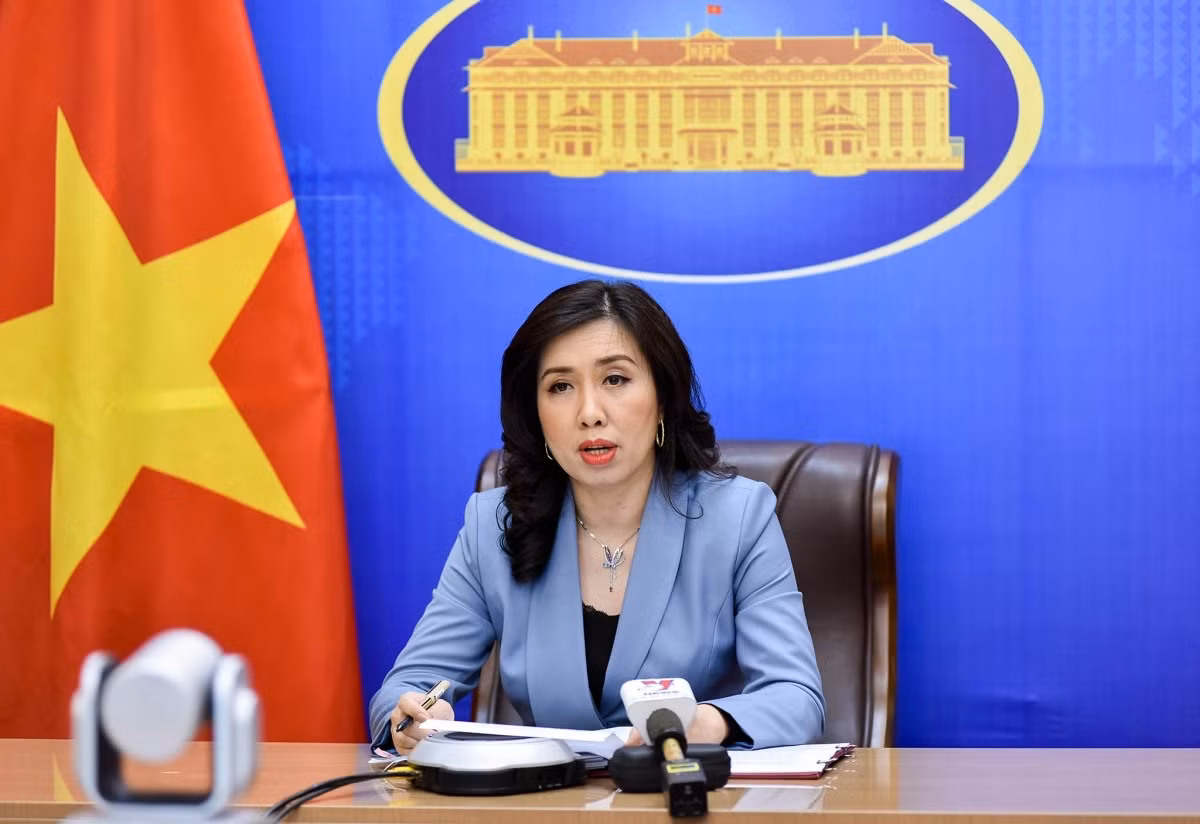 Spokesperson for the Ministry of Foreign Affairs Le Thi Thu Hang