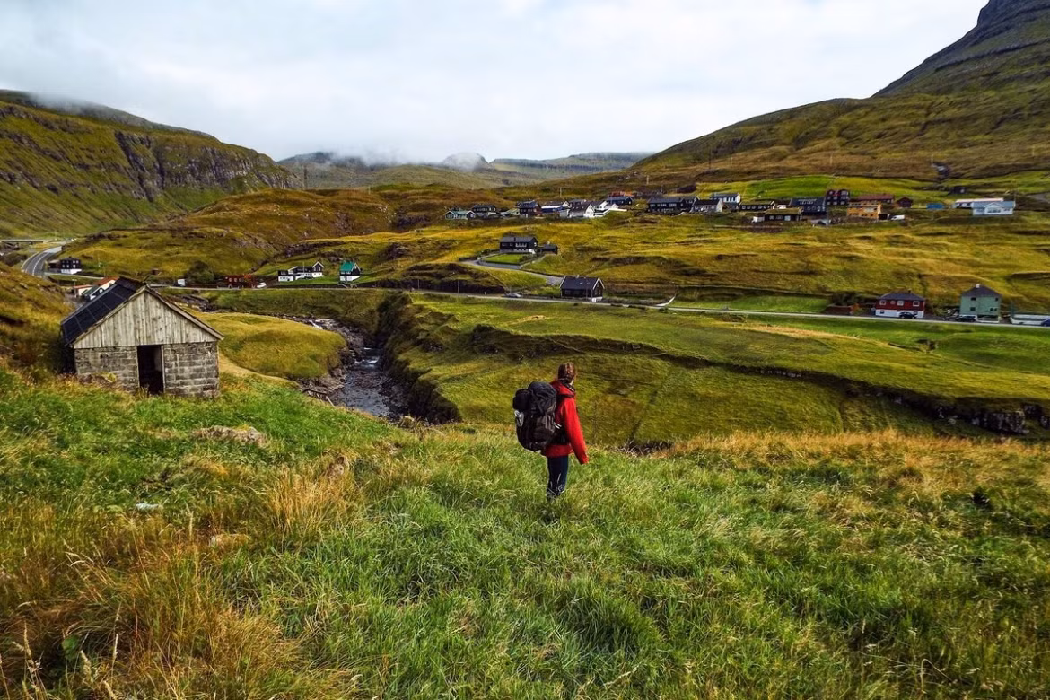 The Faroe Islands, an archipelago controlled by Denmark located in the North Sea. (Photo:Flying and Travel)&nbsp;