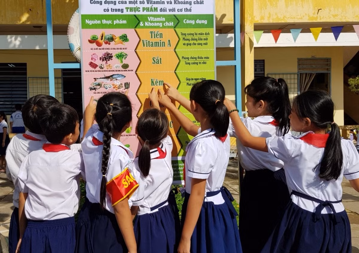 Children to gain comprehensive development through nutrition education ảnh 5 Children to gain comprehensive development through nutrition education ảnh 5