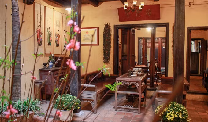 An old Tet space of a Hanoi family is fully recreated at&nbsp;Heritage House on No 87 Ma May street