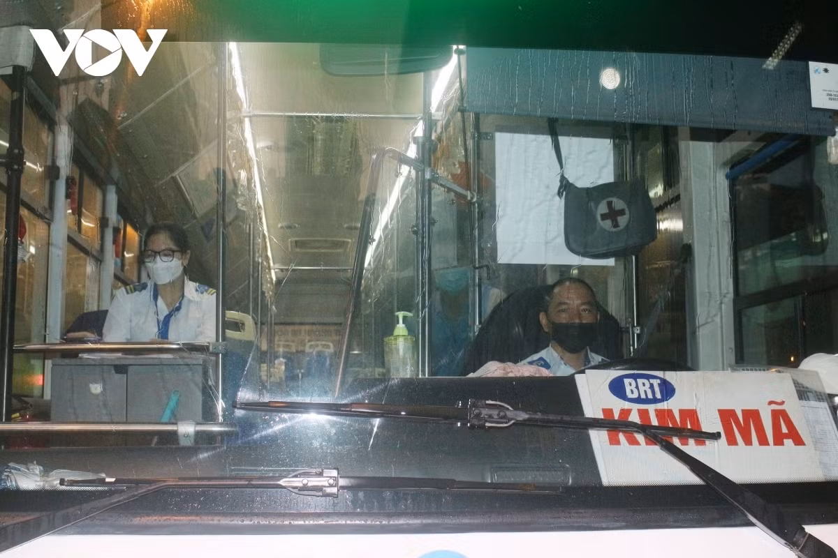 Both the driver and conductor are now fully vaccinated against the COVID-19 pandemic.