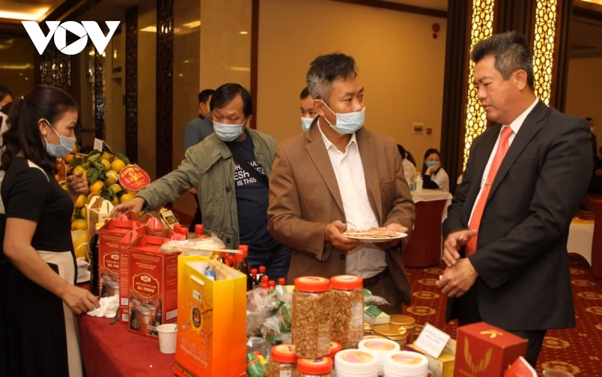 Lao Cai introduces its specialties at the virtual conference held on November 19.