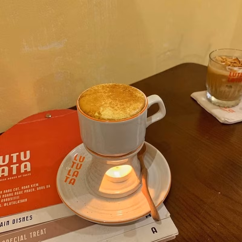 Six cafes offering best egg coffee in Hanoi ảnh 5 Lutulata. Photo: Ngoc Ha