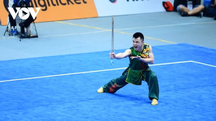 SEA Games 31: Vietnam expects more golds in Kurash, Rowing, Kickboxing, Wushu ảnh 1 Vietnamese Wushu martial artists also expect to clinch golds on May 13.