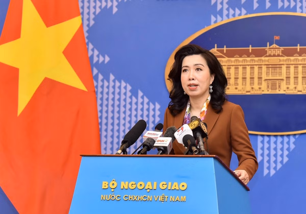 Spokesperson of the Ministry of Foreign Affairs Le Thi Thu Hang Hang
