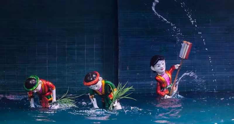 Water puppetry originated in the Red River Delta in northern Vietnam.&nbsp;Photo: vietnamtravel.com