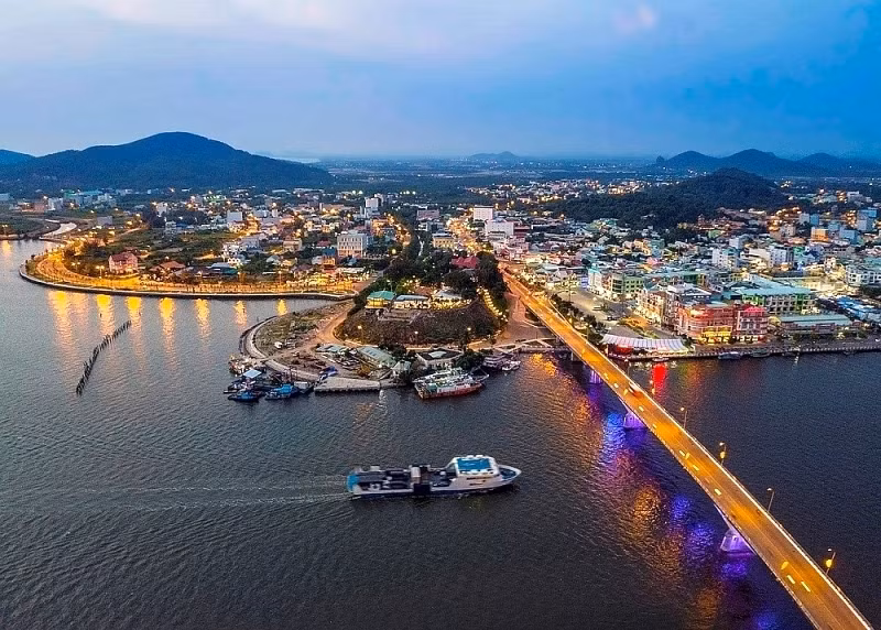 Ha Tien city in the southern province of Kien Giang (Photo: baoxaydung)