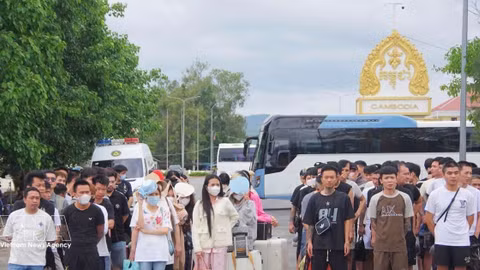 109 Vietnamese citizens handed over by Cambodia