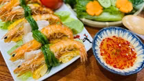 A typical Vietnamese shrimp dish