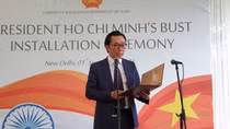 President Ho Chi Minh bust erected in New Delhi