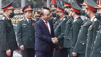 President urges stronger development of Vietnamese military science, art and culture