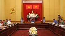 Minister To Lam receives the Vietnamese Ambassador to Cambodia