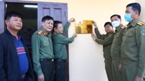 Ha Tinh police build office buildings for Lao counterpart