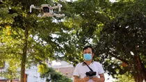 Me Linh district uses drones to monitor isolated areas