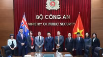 Australian Ambassador bids farewell to leadership of Ministry of Public Security