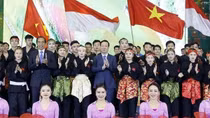 Presidents of Vietnam, Indonesia enjoy martial arts performances