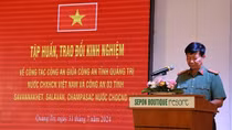 Quang Tri police exchange work experience with Lao police