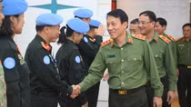 Deputy Minister Luong Tam Quang visits Vietnamese peacekeepers in UNMISS