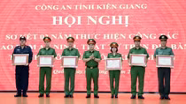 Kien Giang Provincial Police Department reviews the work of ensuring security and order in Phu Quoc city